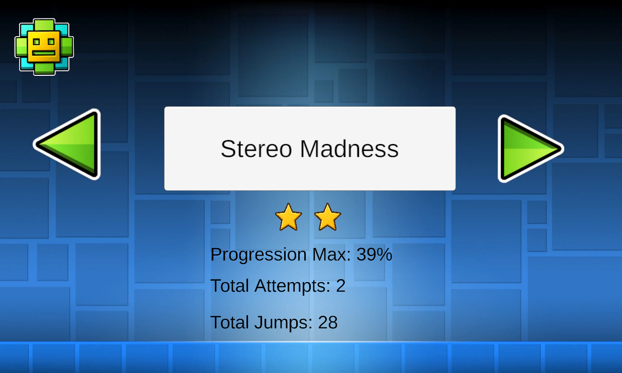 Levels selection